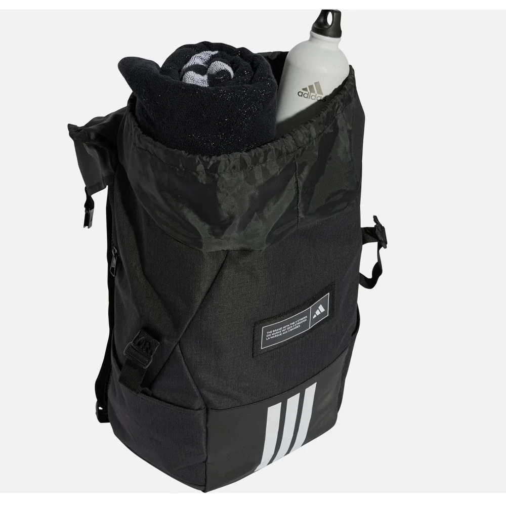 adidas Originals 4ATHLTS 3 Stripes Gym School Travel Backpack Black NWOT